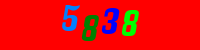 Blue Captcha Image